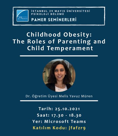 Childhood Obesity: The Roles of Parenting and Child Temperament